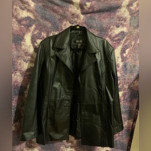 Black NY&Co leather jacket